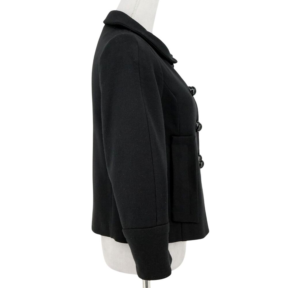 Zara Basic Jacket Womens Medium Black Double Brea… - image 5